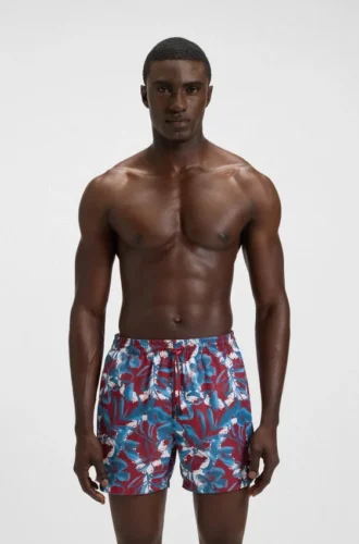 Badehose mit Allover-Print