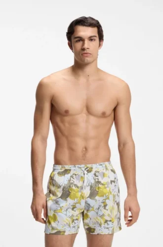 Badehose mit Allover-Print