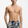 Badehose mit Allover-Print