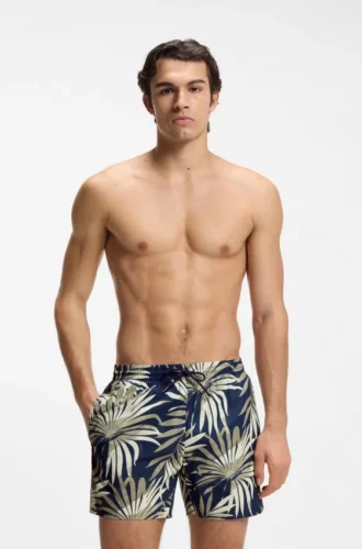 Badehose mit Allover-Print