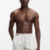 Badehose mit Allover-Print