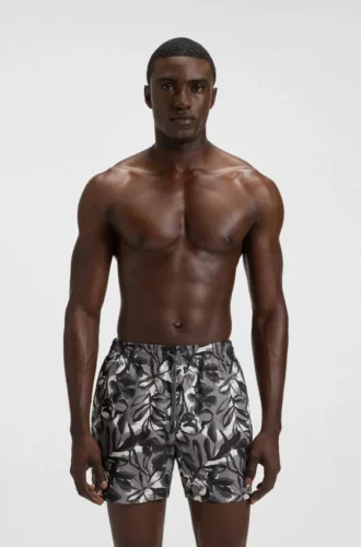 Badehose mit Allover-Print