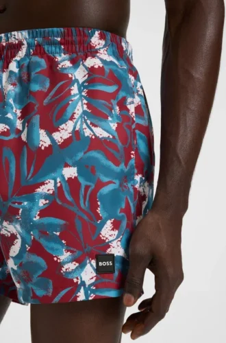 Badehose mit Allover-Print