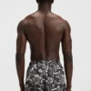 Badehose mit Allover-Print