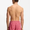 Badehose mit Mikroprint und Logo-Patch