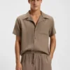 Badeshorts aus Baumwoll-Musselin