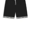 Badeshorts aus Mesh mit Jacquard-Logo-Band