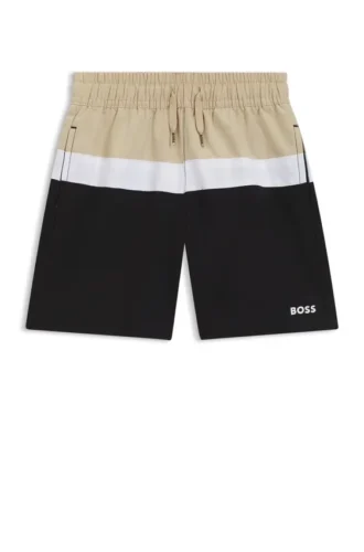 Badeshorts für Kinder mit Colour-Blocking