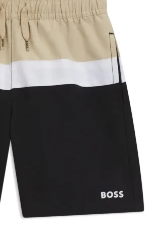 Badeshorts für Kinder mit Colour-Blocking