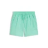 Badeshorts für Kinder mit kontrastierendem Logo-Print