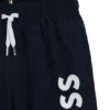 Badeshorts für Kinder mit Logo-Print und peaches Finish