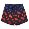Badeshorts für Kinder mit Monogramm-Print in Farbverlauf