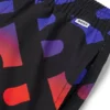 Badeshorts für Kinder mit Monogramm-Print in Farbverlauf