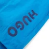 Badeshorts für Kinder mit vertikalem Logo-Print