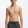 Badeshorts mit Allover-Print