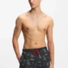 Badeshorts mit Allover-Print