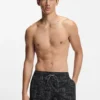 Badeshorts mit Allover-Print