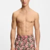 Badeshorts mit Allover-Print