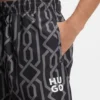 Badeshorts mit Allover-Print