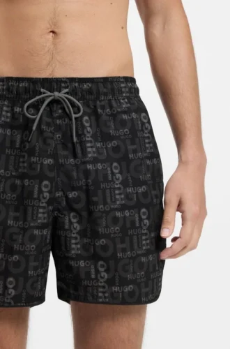 Badeshorts mit Allover-Print