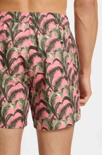Badeshorts mit Allover-Print