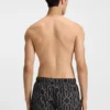 Badeshorts mit Allover-Print