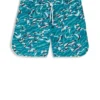 Badeshorts mit Allover-Print