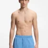 Badeshorts mit durchgehenden, übereinanderliegenden Logos