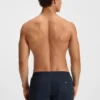Badeshorts mit folienbedrucktem Logo