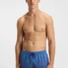 Badeshorts mit Logo-Applikation und Monogramm-Print im Degradé-Look