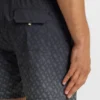Badeshorts mit Logo-Applikation und Monogramm-Print im Degradé-Look Badeshorts mit Logo-Applikation und Monogramm-Print im Degradé-Look