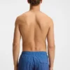 Badeshorts mit Logo-Applikation und Monogramm-Print im Degradé-Look