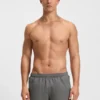 Badeshorts mit Logo und Streifen