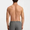 Badeshorts mit Logo und Streifen