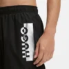 Badeshorts mit metallischem Split-Logo