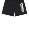 Badeshorts mit metallischem Split-Logo