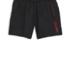 Badeshorts mit wiederkehrenden Logos
