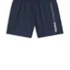Badeshorts mit wiederkehrenden Logos
