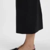 Ballerina-Pumps mit Fersenriemen aus Leder