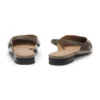 Ballerina-Pumps mit Fersenriemen aus Leder