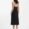 Bandeau-Kleid aus Stretch-Crêpe mit integriertem Korsett