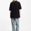 Baumwoll-Jersey-T-Shirt mit Strassstein-HUGO-Logo