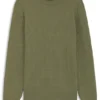 Baumwoll-Pullover mit gestrickter Struktur