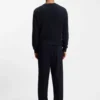 Baumwoll-Pullover mit gestrickter Struktur