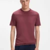 Baumwoll-T-Shirt in Regular-Fit mit modernem Logo