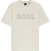 Baumwoll-T-Shirt mit farblich abgestimmtem Logo