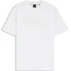Baumwoll-T-Shirt mit farblich abgestimmtem Logo