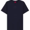 Baumwoll-T-Shirt mit gesticktem Logo