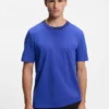 Baumwoll-T-Shirt mit Logo und Rundhalsausschnitt