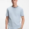 Baumwoll-T-Shirt mit Logo und Rundhalsausschnitt